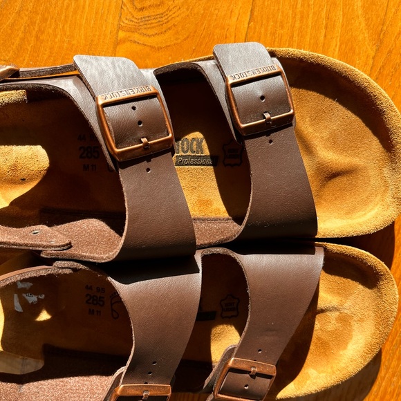 Birkenstock Brown Two-strap Leather Sandals main image 9